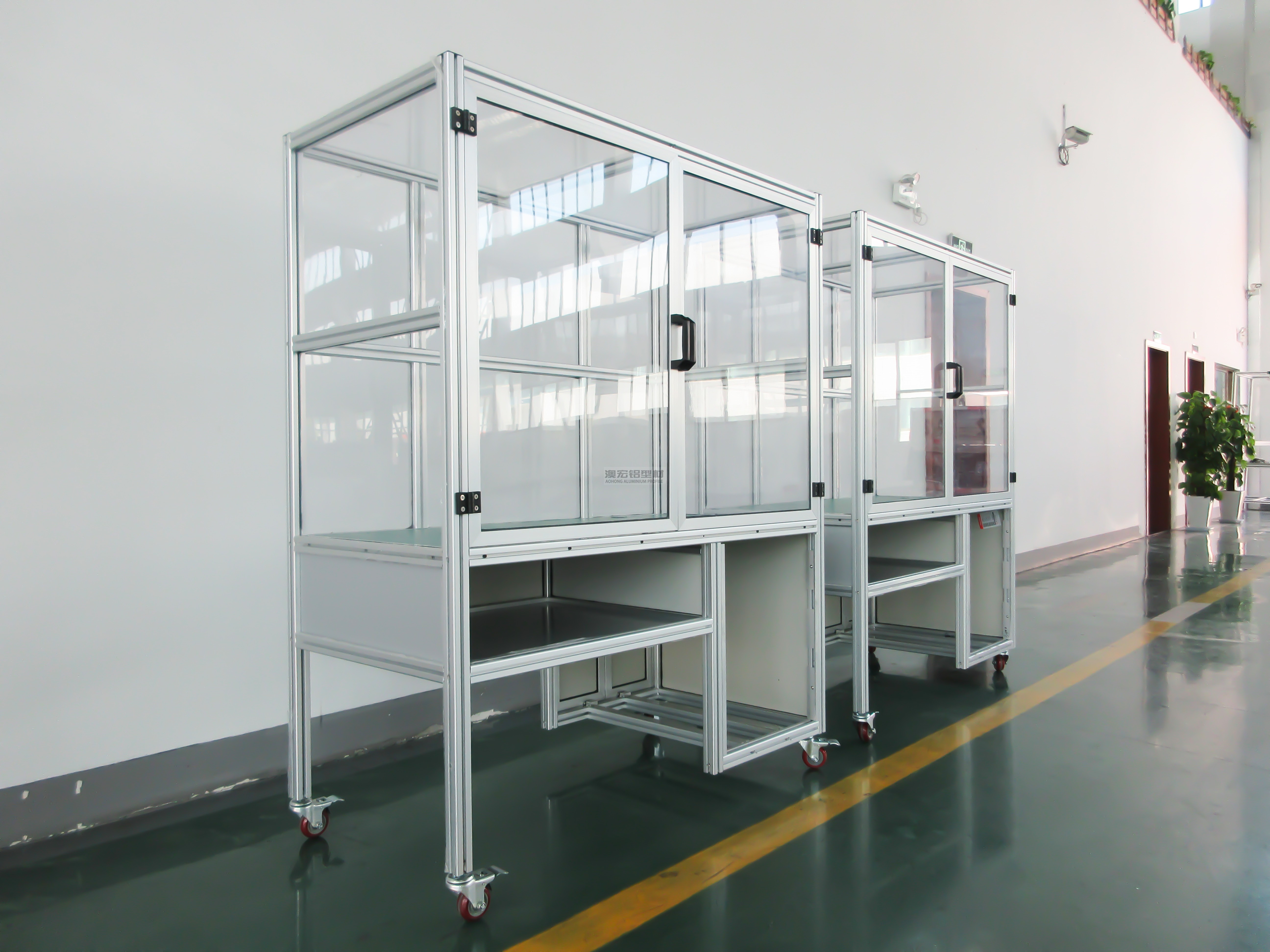 工業生產鋁型材架子安裝如何提升精度？-澳宏工業鋁型材